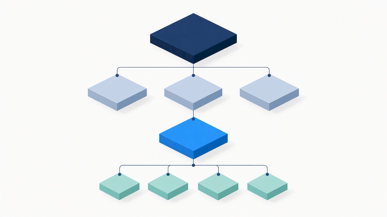 KPI framework cascading from goals to metrics
